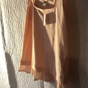 J Crew Pink Flowy tank NWT size small